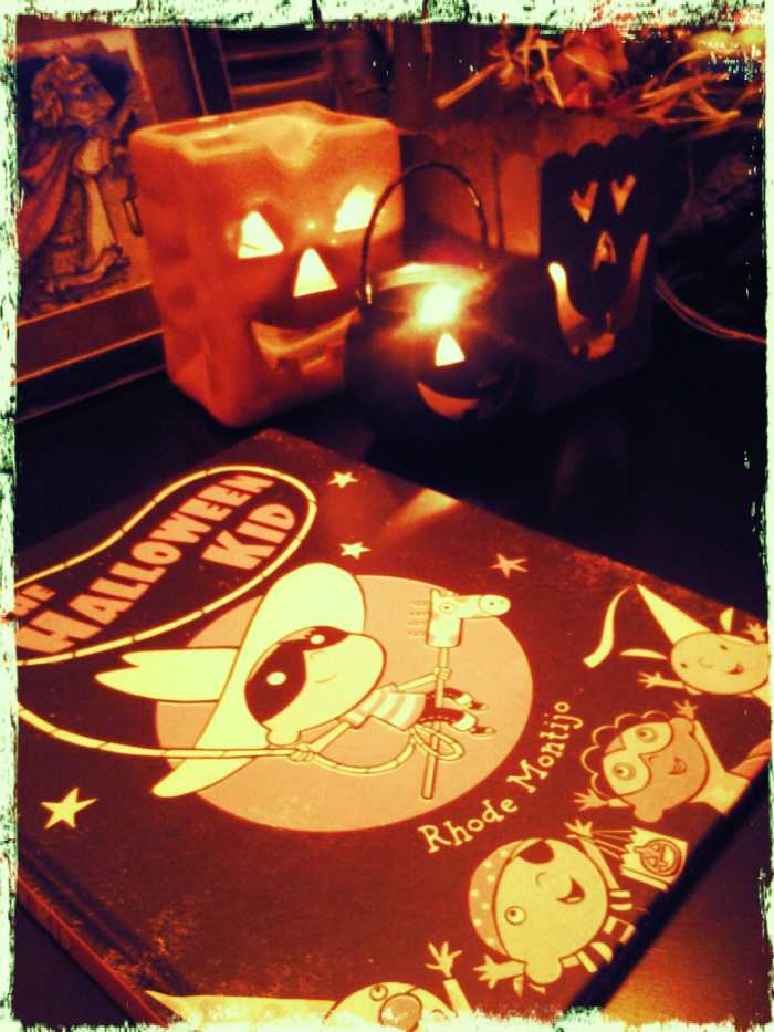Author Jennifer Susannah Devore&#039;s prized copy of The Halloween Kid, acquired from Montijo himself at SDCC 2014. . 